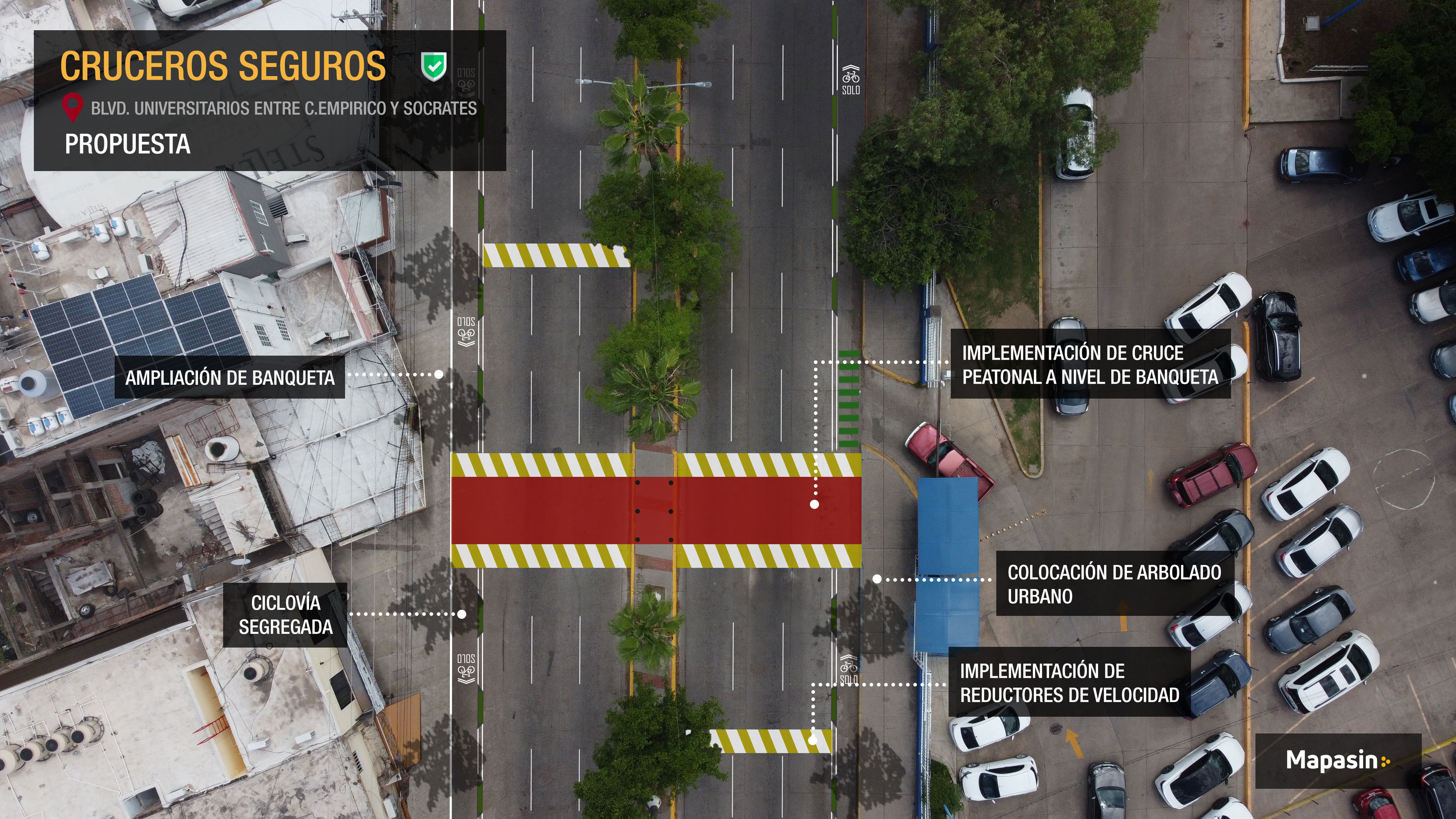 Av. Universitarios entre Calle Empírico & Calle Sócrates